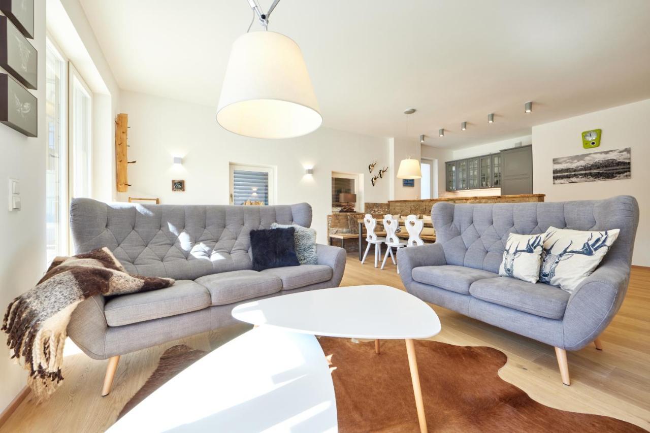 Bergjuwel Apartment การ์มิช-พาร์เทนเคียร์เชน ภายนอก รูปภาพ